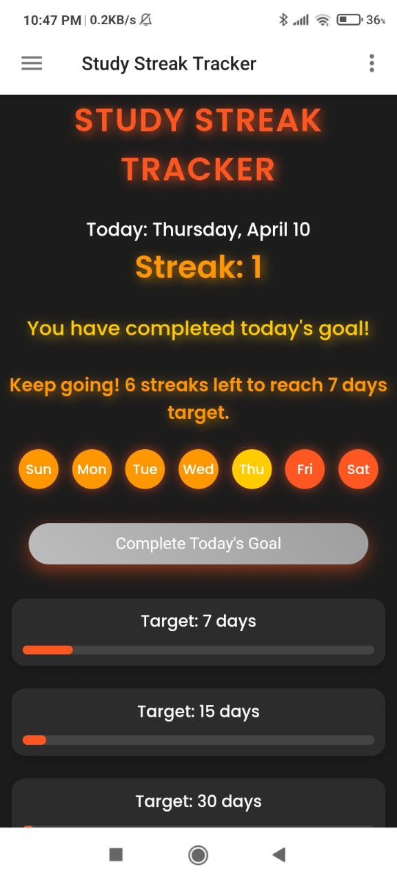 App screenshot showing solution view